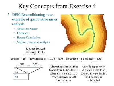 Key Concepts from Exercise 4