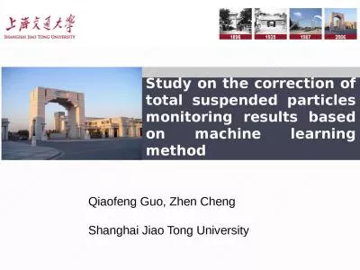 Study on the correction of total suspended particles monitoring results based on machine