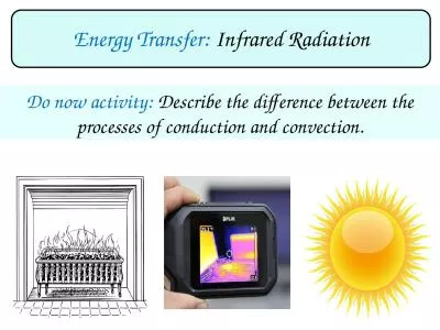 Energy Transfer:  Infrared Radiation