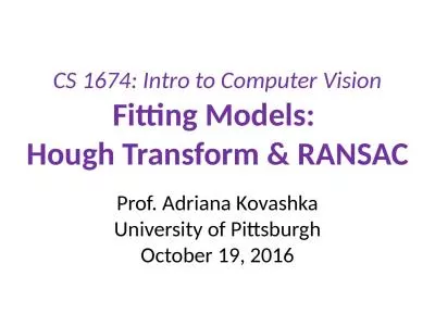 CS 1674: Intro to Computer Vision