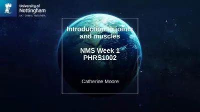 Introduction to joints and muscles