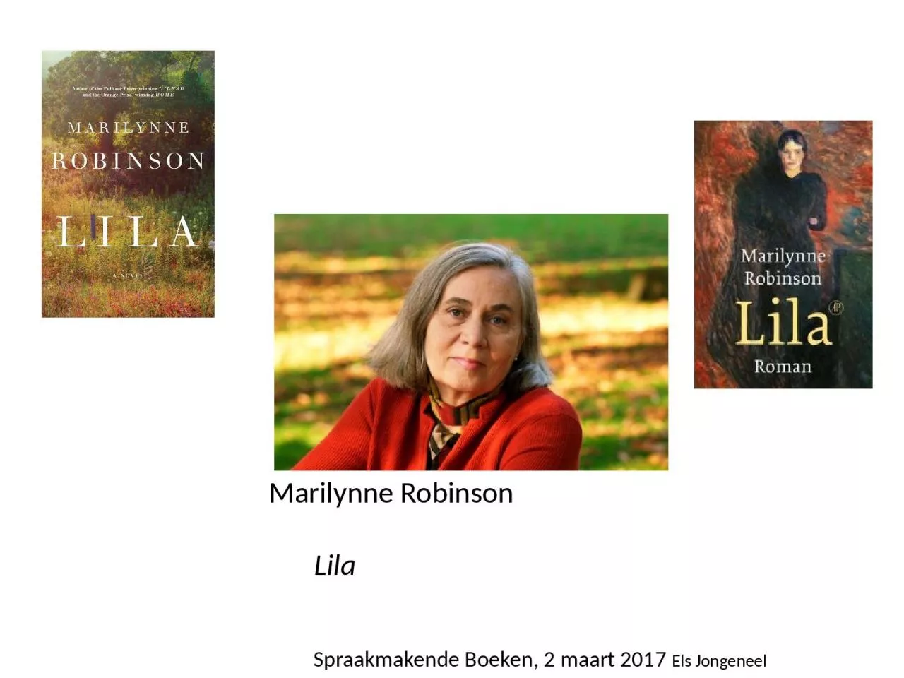 PPT-Marilynne Robinson