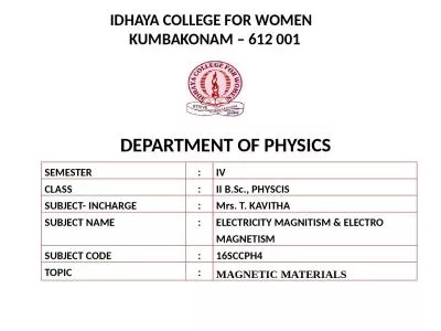 SEMESTER : IV CLASS