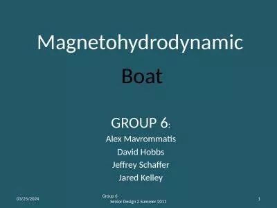 Magnetohydrodynamic   GROUP 6