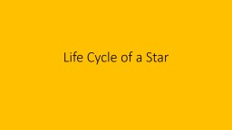 Life Cycle of a Star Nebula