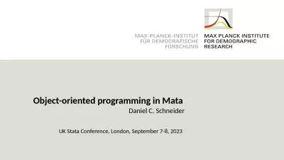 Object-oriented programming in Mata