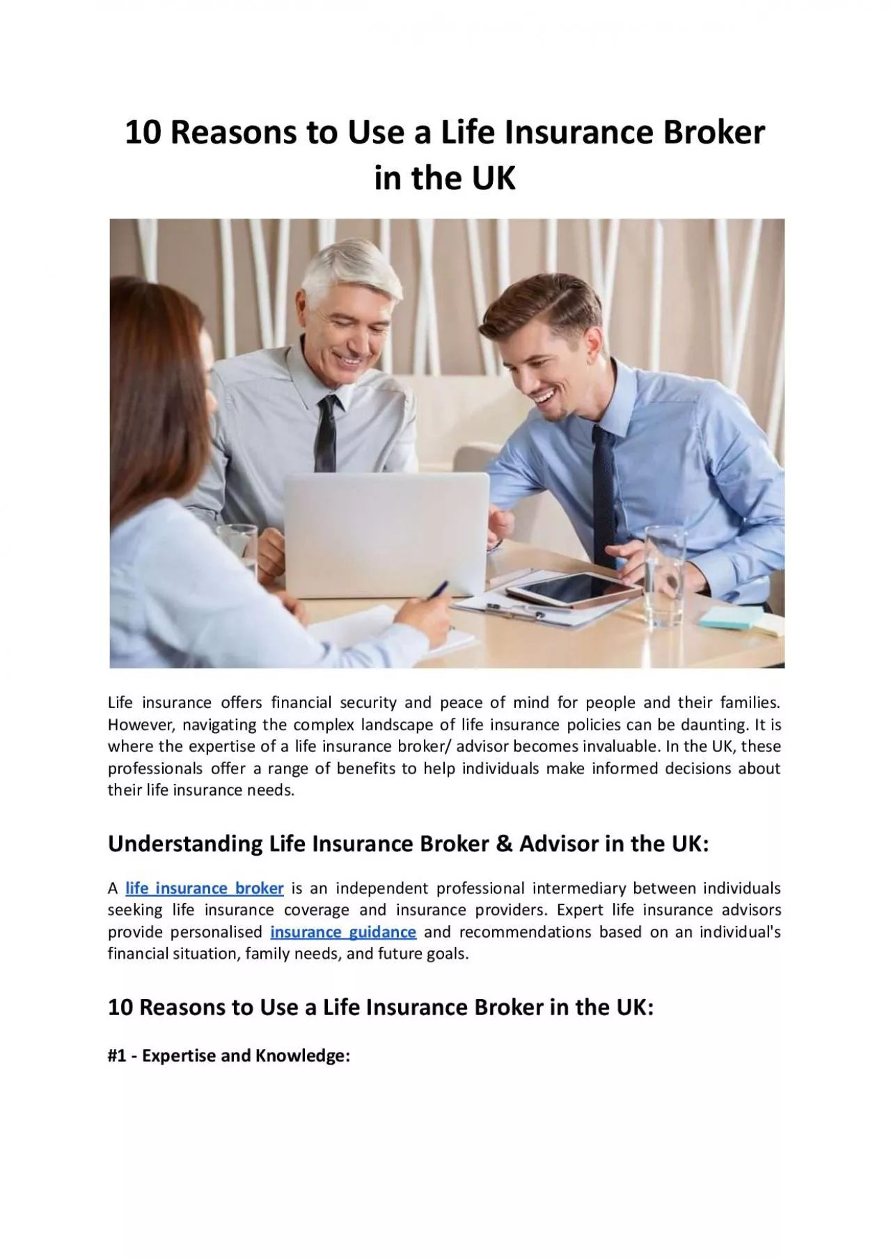 10 Reasons to Use a Life Insurance Broker in the UK - Mountview Financial Solutions
