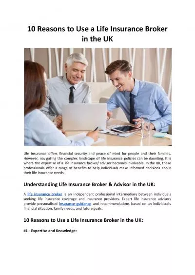 10 Reasons to Use a Life Insurance Broker in the UK - Mountview Financial Solutions