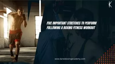 Important stretches to perform following a boxing fitness workout