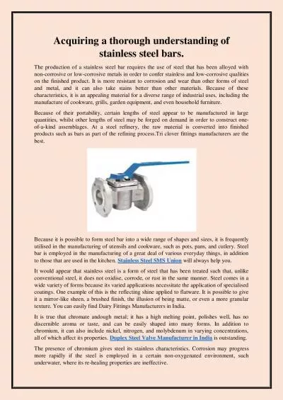 Acquiring a thorough understanding of stainless steel bars.