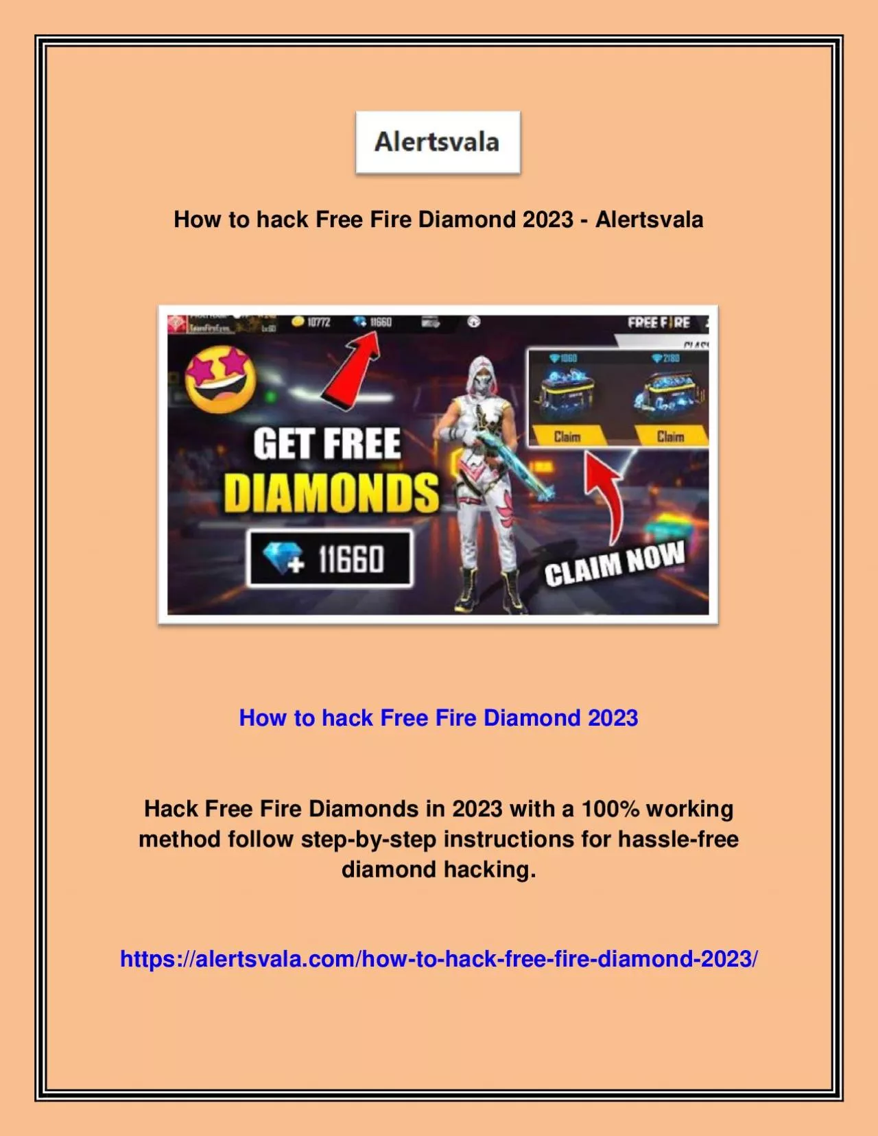 PDF-How to hack Free Fire Diamond 2023 - Alertsvala