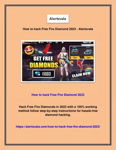 How to hack Free Fire Diamond 2023 - Alertsvala