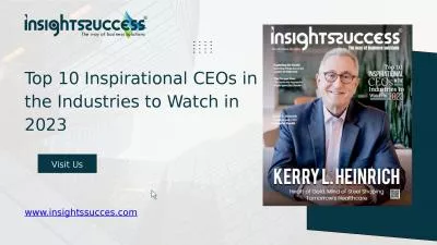 Top 10 Inspirational CEOs in the Industries to Watch in 2023