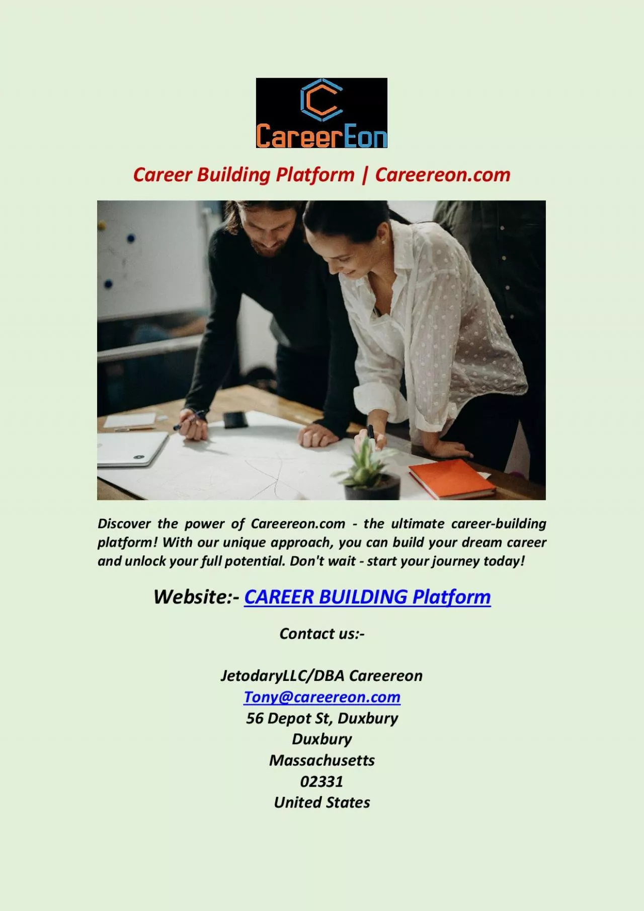 PDF-Career Building Platform | Careereon.com