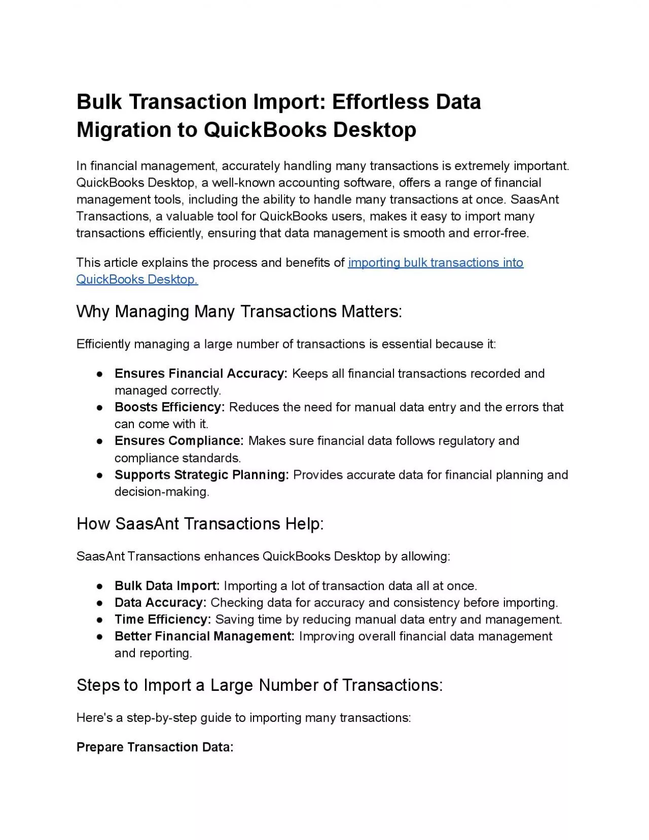 PDF-How to Import Invoice into QuickBooks Desktop in Bulk from Excel/CSV?