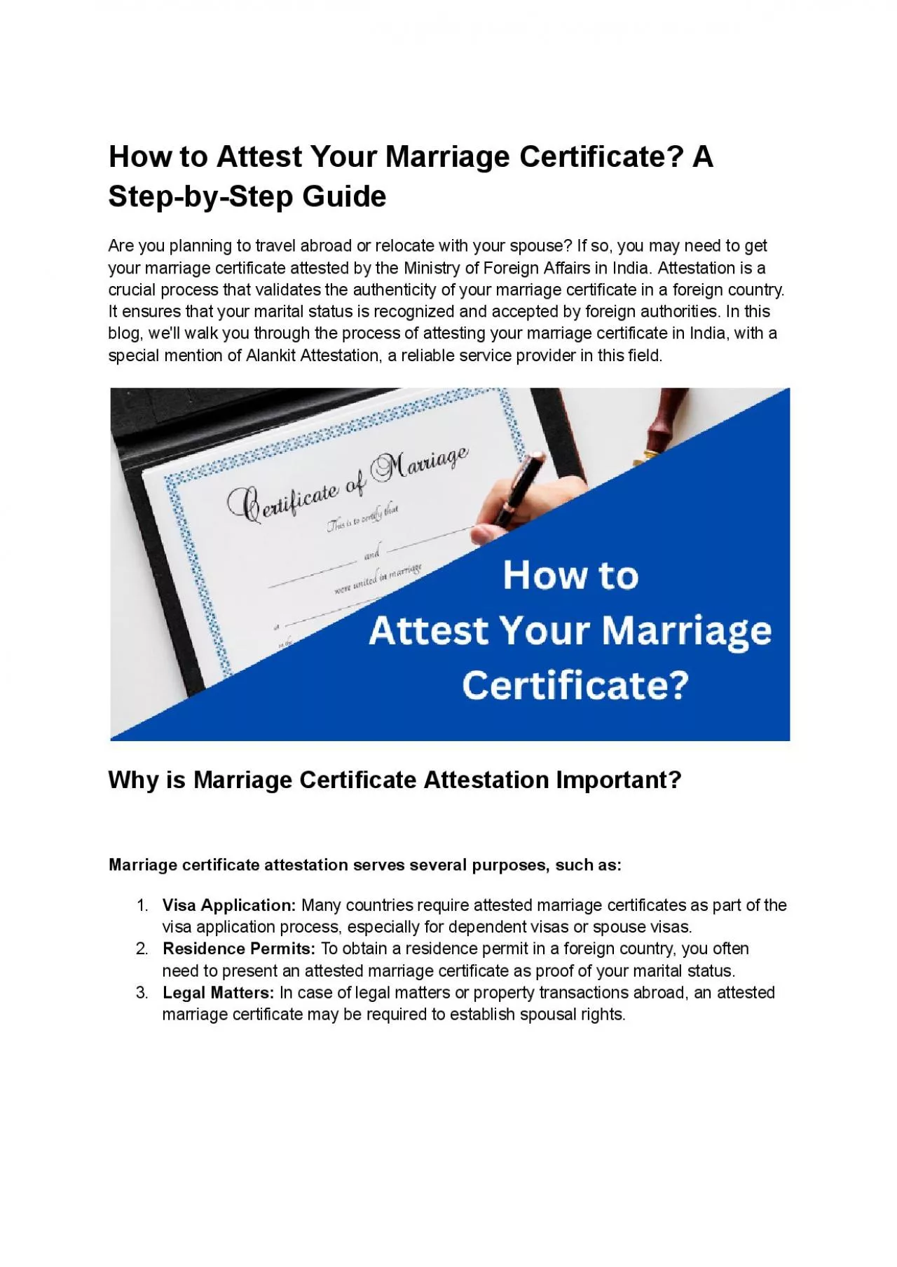 PDF-How to Attest Your Marriage Certificate? A Step-by-Step Guide