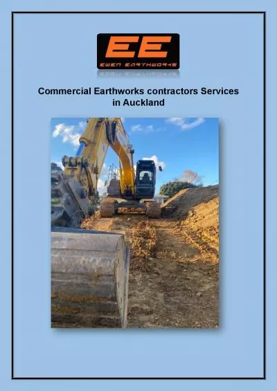 Commercial Earthworks contractors Services in Auckland