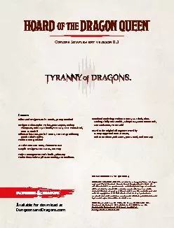 Release: November 7, 2014 (version 3)DUNGEONS  DRAGONS, DD, Wizards