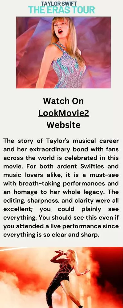 Taylor Swift: The Eras Tour - Watch On LookMovie2 Website