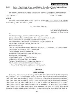 6.23Rules - Tamil Nadu Urban Local Bodies Licensing of Hoardings and L