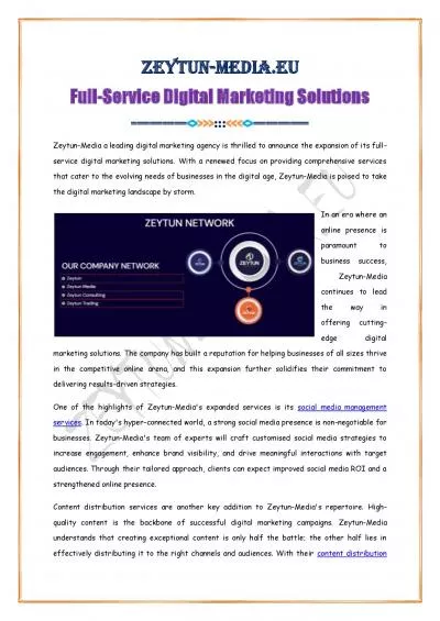 Full-Service Digital Marketing Solutions