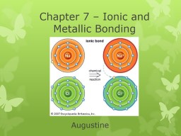 Chapter 7 – Ionic and Metallic Bonding