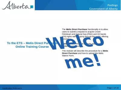 The  Metis Direct Purchase