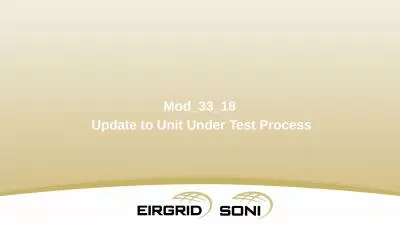 Mod_33_18  Update to Unit Under Test Process