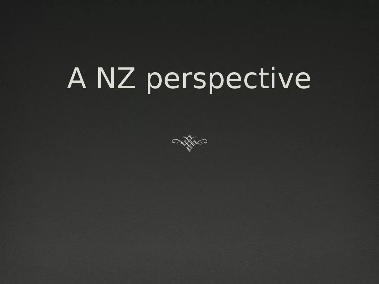 PPT-A NZ perspective Damages