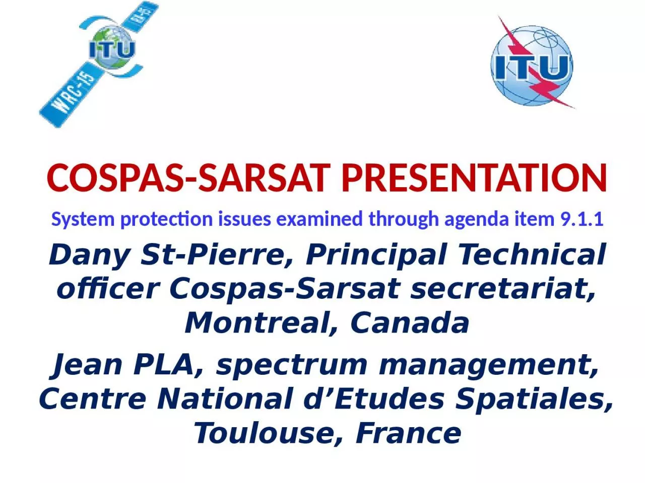 PPT-Cospas-Sarsat prEsentation