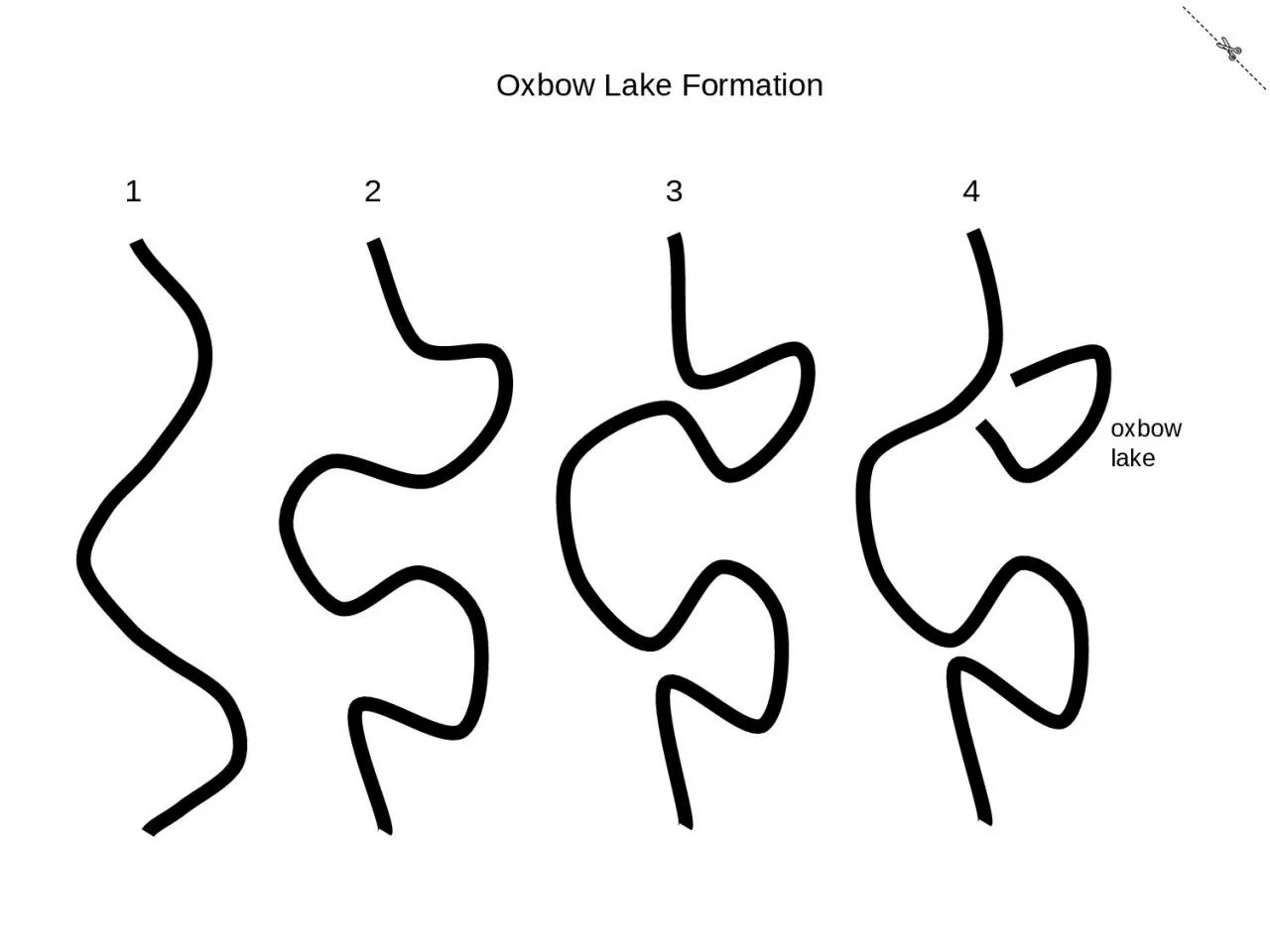 PPT-✄ Oxbow Lake Formation