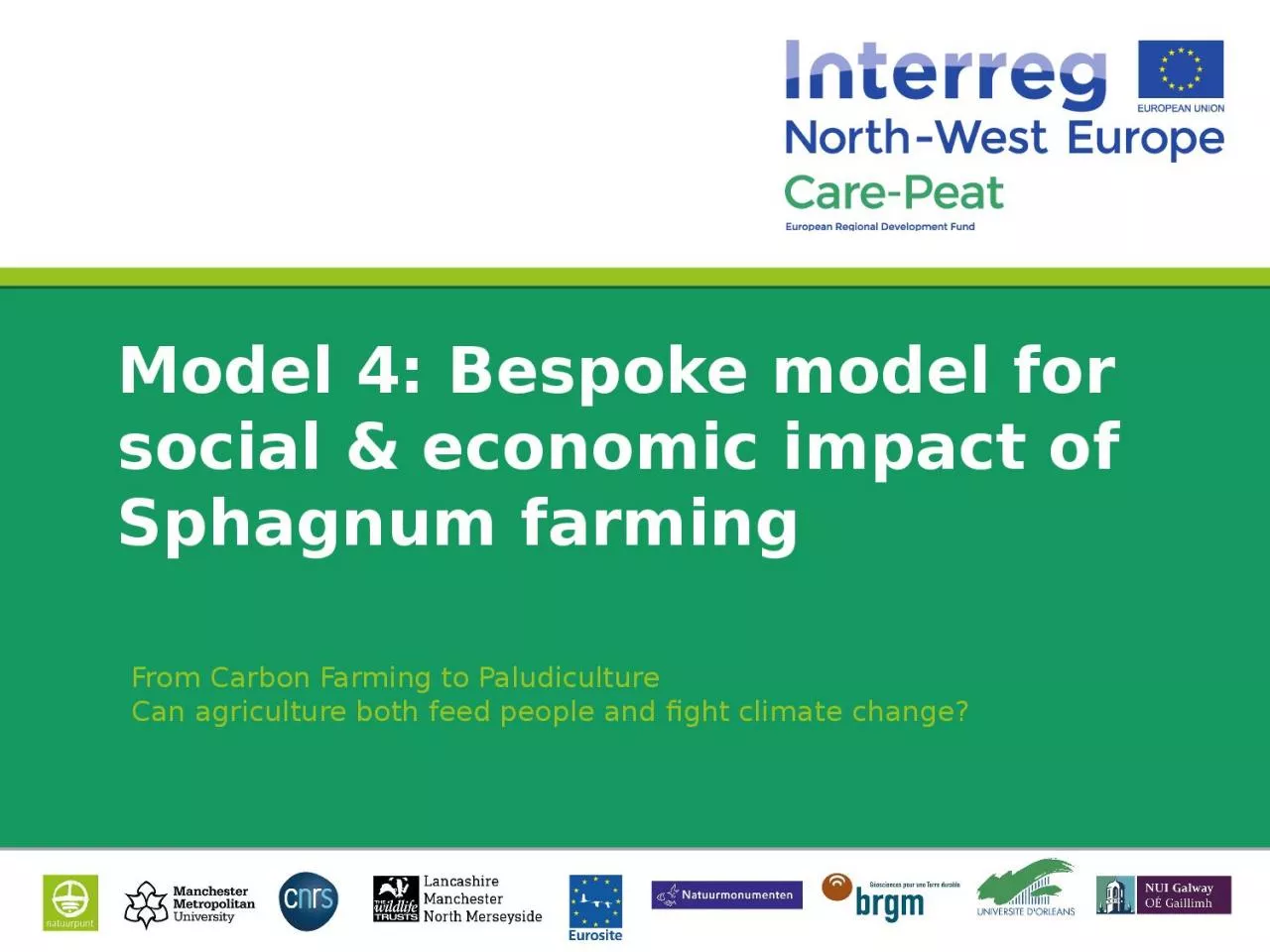 PPT-Model 4: Bespoke model for social & economic impact of Sphagnum farming