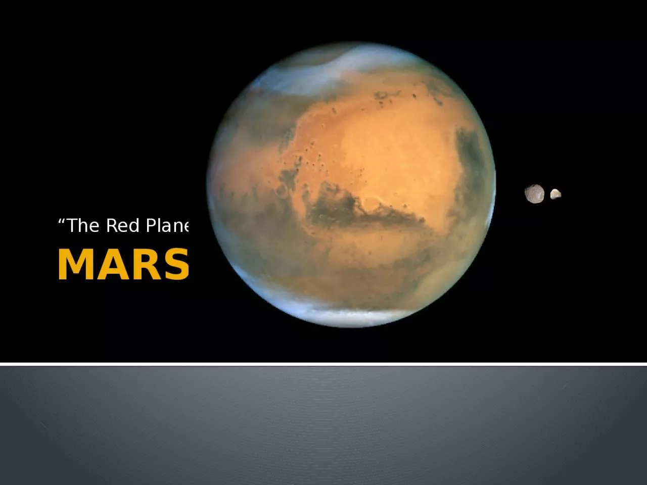 PPT-MARS “The Red Planet”