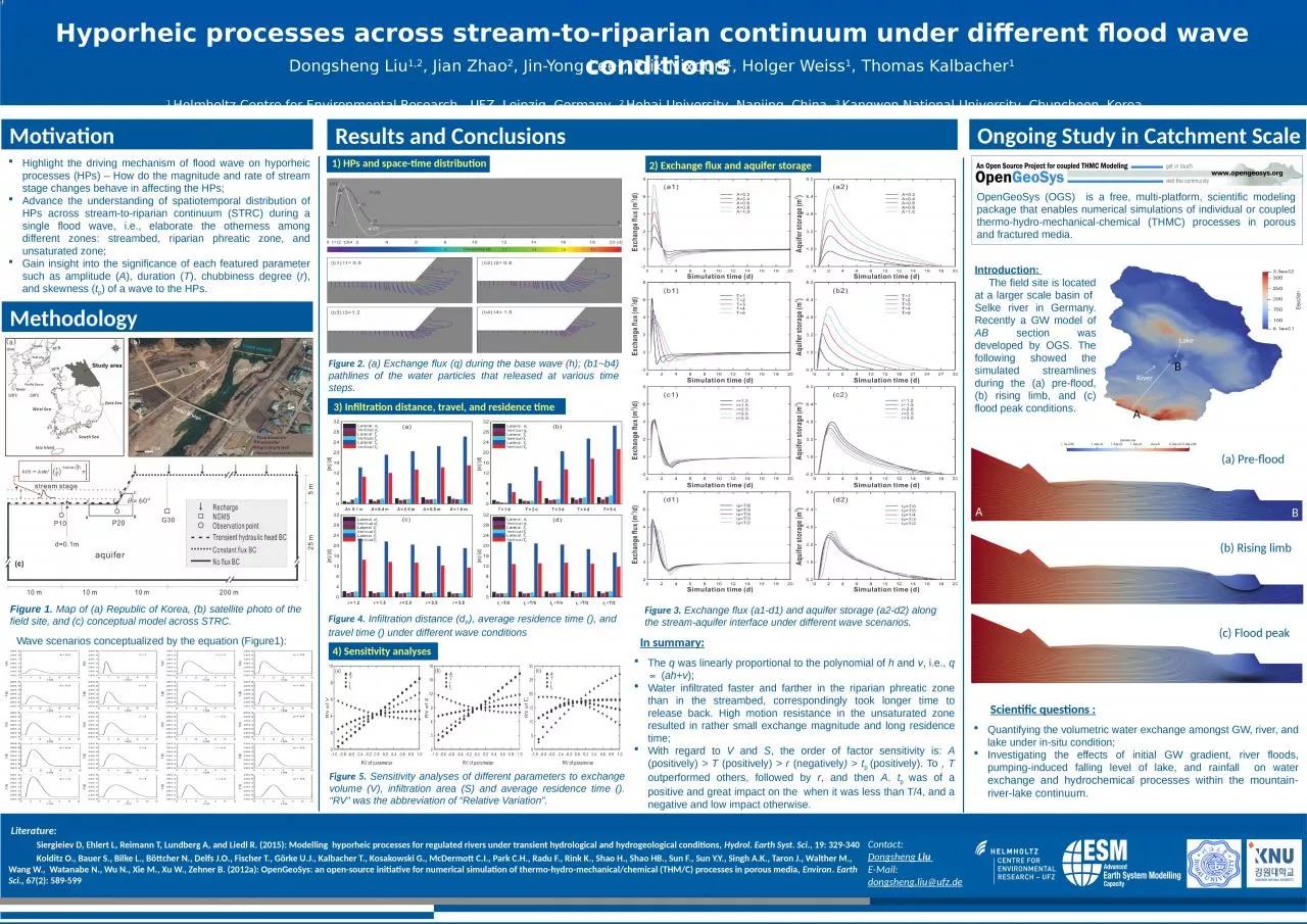 PPT-Hyporheic processes across stream-to-riparian continuum under different flood wave conditions