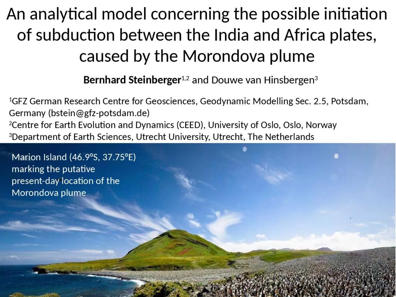 PPT-An analytical model concerning the possible initiation of subduction between the India