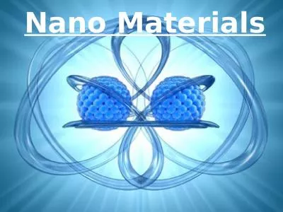 Nano Materials DEFINITIONS