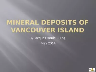 Mineral Deposits of Vancouver Island