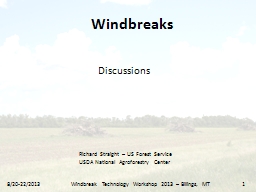 Windbreak Functions or How Do Windbreaks Work?