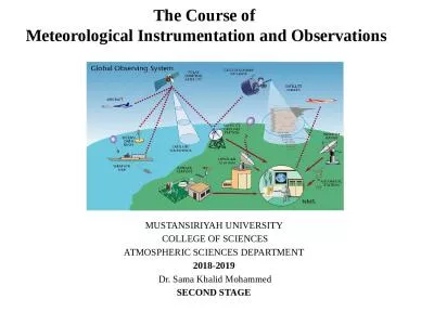 The Course of  Meteorological Instrumentation and Observations