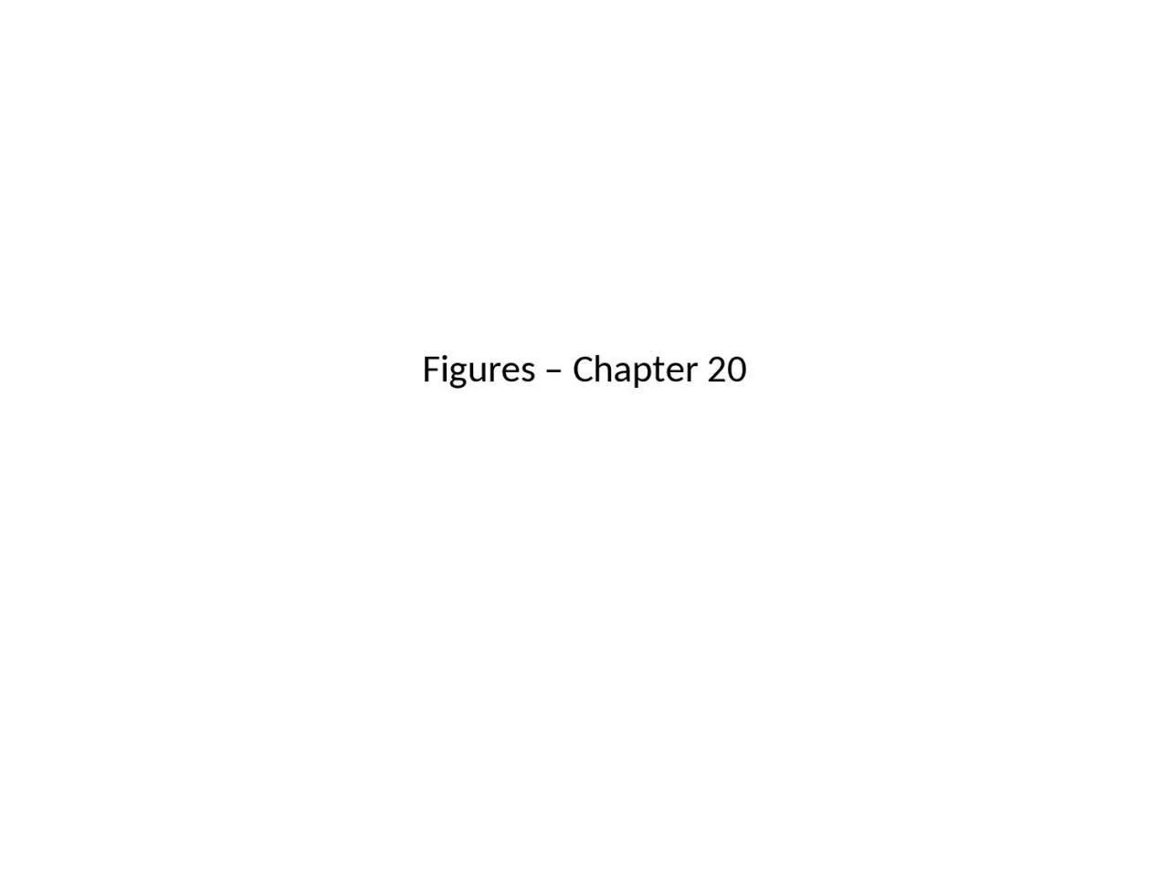 PPT-Figures – Chapter 20 Figure 20.1