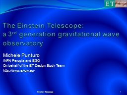 The Einstein Telescope: a 3