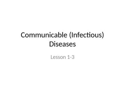 Communicable (Infectious) Diseases