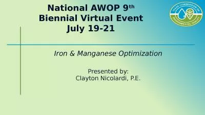 National AWOP 9 th  Biennial Virtual