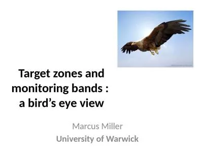 Target zones and  monitoring bands :