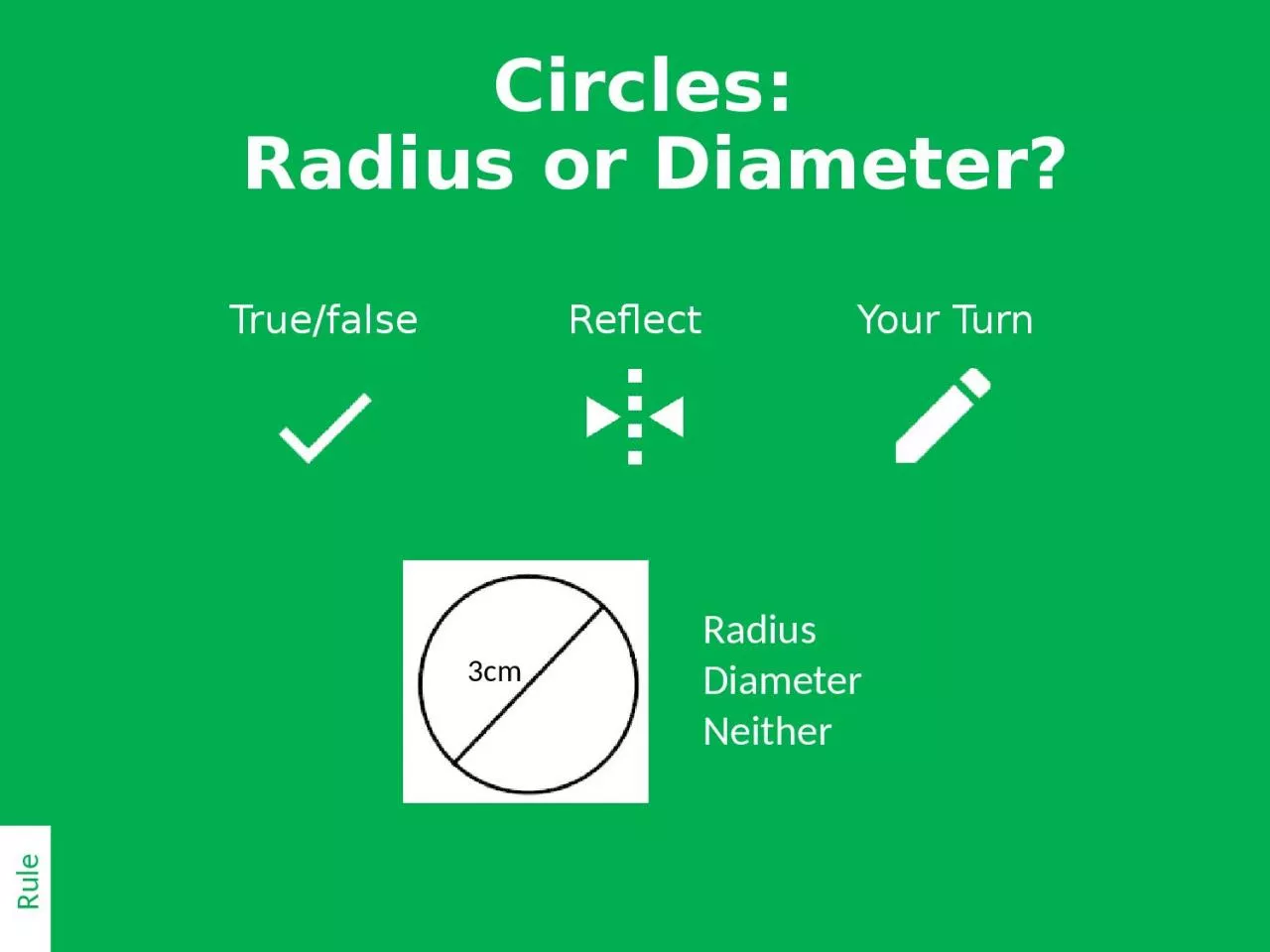 PPT-Circles: Radius or Diameter?