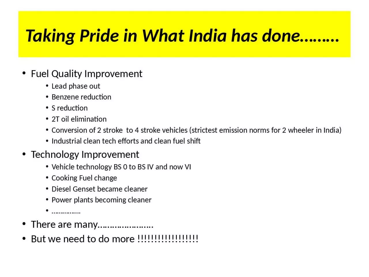 PPT-Taking Pride in What India has