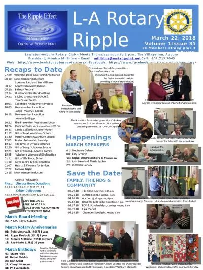 L-A Rotary Ripple March 22, 2018