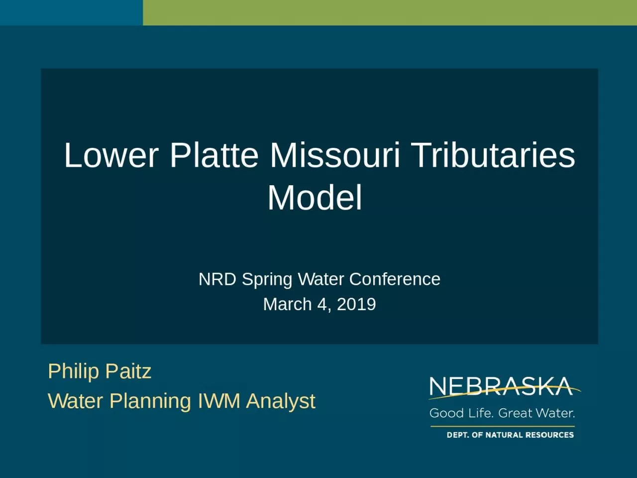 PPT-Lower Platte Missouri Tributaries Model