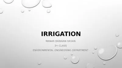 Irrigation Manar  banwan