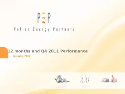 12  months  and Q4 2011 Performance